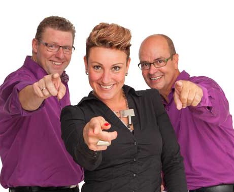 Bruiloftband Drenthe. Bruiloftband Crossroads als trio voor provincie Drenthe